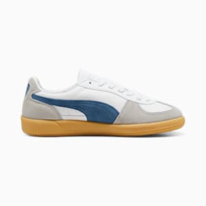 Sneakers en cuir Palermo, PUMA White-Blue Horizon-Gum, extralarge