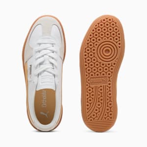 ユニセックス パレルモ レザー スニーカー, PUMA White-Almost Apricot, extralarge-JPN
