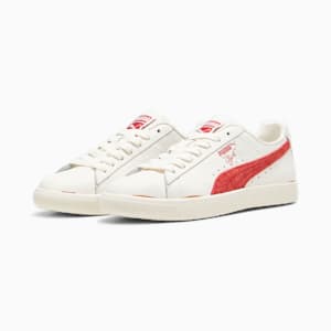 Clyde NeverWorn III Men's Sneakers, Warm White-Club Red, extralarge