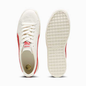 Tenis para hombre Clyde NeverWorn III, Warm White-Club Red, extralarge