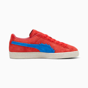 ユニセックス PUMA x ワンピース 千両道化のバギー スウェード スニーカー, For All Time Red-Ultra Blue, extralarge-JPN