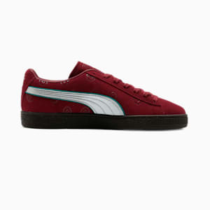 PUMA x ONE PIECE Suede Red-Haired Shanks Men's Sneakers, Team Regal Red-PUMA Silver, extralarge