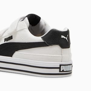 Tenis niños Court Classic Vulc Formstrip, PUMA White-PUMA Black, extralarge