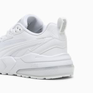 Vis2k Big Kids' Sneakers, PUMA White-PUMA White, extralarge