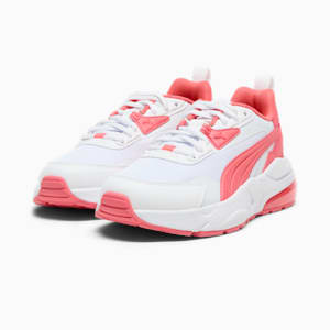 Tenis juvenil VIS2K, PUMA White-Peach Frost, extralarge