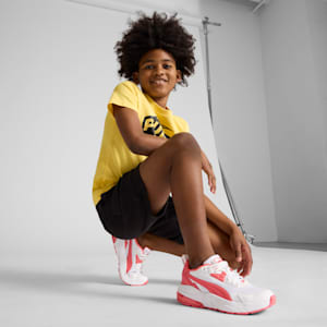 Tenis juvenil VIS2K, PUMA White-Peach Frost, extralarge
