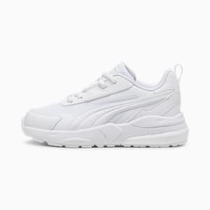 Vis2k Little Kids' Sneakers, PUMA White-PUMA White, extralarge