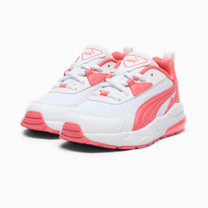 Chaussures Vis2k Enfant, PUMA White-Peach Frost, extralarge