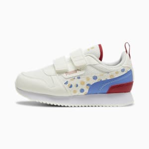 PUMA R78 Summer Camp Little Kids' Sneakers, Warm White-Blue Skies-Chamomile, extralarge