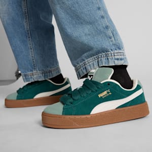 Tenis juvenil Suede XL, Dark Myrtle-Vapor Gray-Green Moon, extralarge