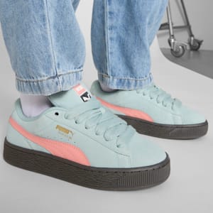 Tenis juvenil Suede XL, Modern Mint-Pink Fruit, extralarge