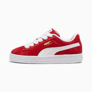 キッズ スウェード XL スニーカー 17-21cm, For All Time Red-PUMA White, extralarge-JPN