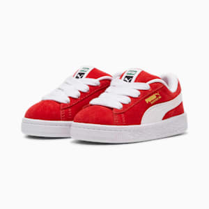 Tenis Suede XL para bebés, For All Time Red-PUMA White, extralarge