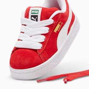 Tenis Suede XL para bebés, For All Time Red-PUMA White, extralarge