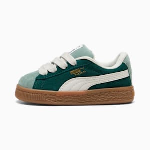 Suede XL Toddlers' Sneakers, Dark Myrtle-Vapor Gray-Green Moon, extralarge