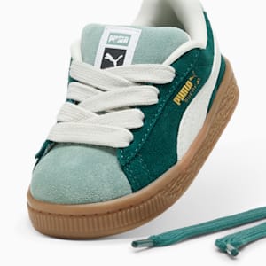 Tenis Suede XL para bebés, Dark Myrtle-Vapor Gray-Green Moon, extralarge