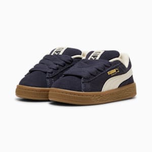 Suede XL Toddlers' Sneakers, New Navy-Frosted Ivory, extralarge