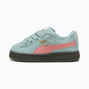 Tenis Suede XL para bebés, Modern Mint-Pink Fruit, extralarge