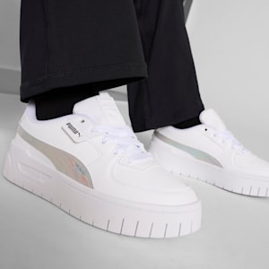 Tenis juvenil Cali Dream Iridescent, PUMA White-PUMA Silver, extralarge