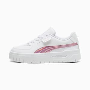 Cali Dream Iridescent Big Kids' Sneakers, PUMA White-Rose Gold, extralarge