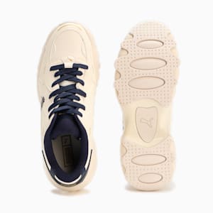 ウィメンズ パルサー ウェッジ モノグラム スニーカー, Pristine-PUMA Navy, extralarge-JPN