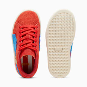 Tenis para niños PUMA x ONE PIECE Suede I, For All Time Red-Ultra Blue, extralarge