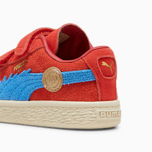 Tenis para infantes PUMA x ONE PIECE Suede Buggy, For All Time Red-Ultra Blue, extralarge