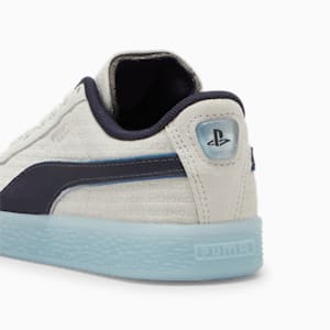 Sneakers PUMA x PLAYSTATION® Suede pour enfant, Glacial Gray-New Navy, extralarge