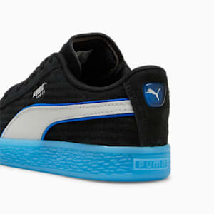 PUMA x PLAYSTATION® Suede Little Kids' Sneakers, PUMA Black-Glacial Gray, extralarge