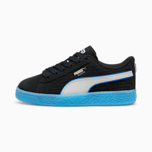 PUMA x PLAYSTATION® Suede Little Kids' Sneakers, PUMA Black-Glacial Gray, extralarge