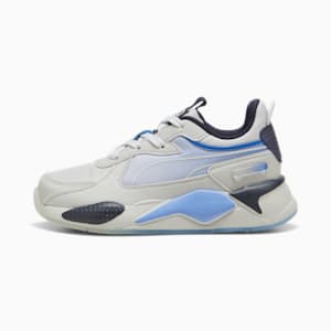 キッズ PUMA x PlayStation RS-X スニーカー 17-21cm, Glacial Gray-Blue Skies, extralarge-JPN