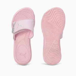 Royalcat Comfort SOFTRIDE Women's Slides, Grape Mist-PUMA Silver, extralarge-IND