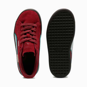 PUMA x ONE PIECE Suede Red-Haired Shanks Little Kids' Sneakers, Team Regal Red-PUMA Silver, extralarge