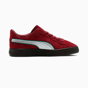 キッズ PUMA x ワンピース 赤髪のシャンクス スウェード スニーカー 17-21cm, Team Regal Red-PUMA Silver, extralarge-JPN