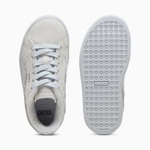 キッズ PUMA x ワンピース 麦わらのルフィ スウェード スニーカー 17-21cm, Feather Gray-Platinum Gray, extralarge-JPN