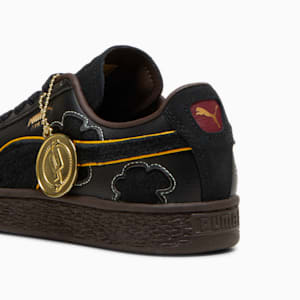 PUMA x ONE PIECE Suede Blackbeard Teech Big Kids' Sneakers, PUMA Black-PUMA Black-Dark Chocolate, extralarge