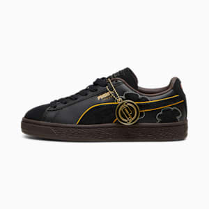 PUMA x ONE PIECE Suede Blackbeard Teech Big Kids' Sneakers, PUMA Black-PUMA Black-Dark Chocolate, extralarge