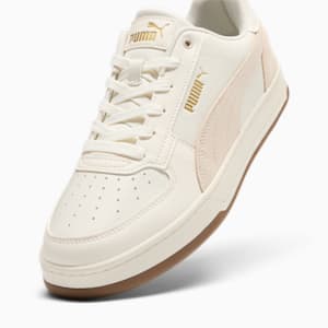 PUMA Caven 2.0 Suede Sneakers, Warm White-Frosted Ivory-Gold, extralarge