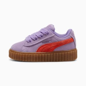 ベビー FENTY x PUMA CREEPER PHATTY スニーカー 13-16.5cm, Lavender Alert-Burnt Red-Gum, extralarge-JPN