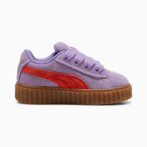 ベビー FENTY x PUMA CREEPER PHATTY スニーカー 13-16.5cm, Lavender Alert-Burnt Red-Gum, extralarge-JPN