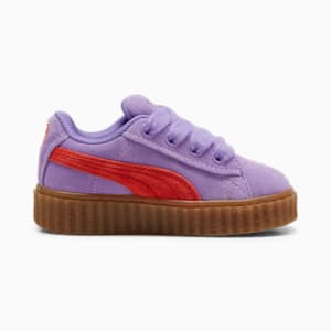 Tenis para infantes FENTY x PUMA Creeper Phatty, Lavender Alert-Burnt Red-Gum, extralarge