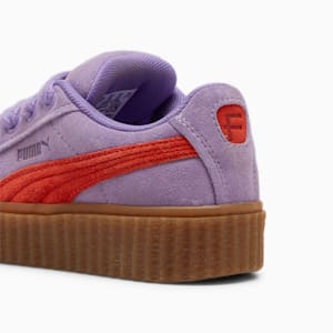 キッズ FENTY x PUMA CREEPER PHATTY スニーカー 17-21.5cm, Lavender Alert-Burnt Red-Gum, extralarge-JPN