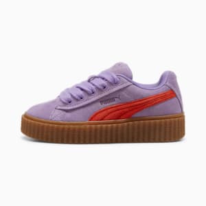 キッズ FENTY x PUMA CREEPER PHATTY スニーカー 17-21.5cm, Lavender Alert-Burnt Red-Gum, extralarge-JPN