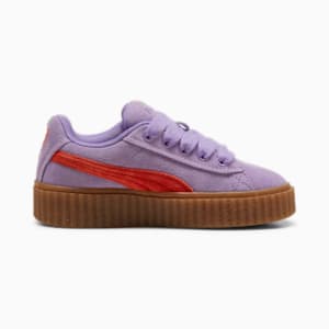 キッズ FENTY x PUMA CREEPER PHATTY スニーカー 17-21.5cm, Lavender Alert-Burnt Red-Gum, extralarge-JPN