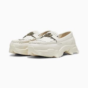 PUMA x PALOMO Nitefox Leather Loafer, Frosted Ivory, extralarge