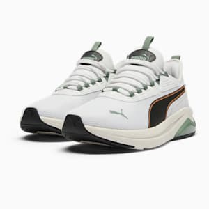 Tenis Amplifier para hombre, PUMA White-PUMA Black-Maple Syrup, extralarge