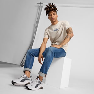 Amplifier Men's Sneakers, Cool Light Gray-Cool Dark Gray-PUMA Black, extralarge