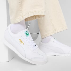 Sneakers Roma 24, PUMA White-Archive Green, extralarge
