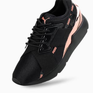 Muse X-2 Metallic V1 Women's Sneakers, PUMA Black-PUMA Black-Copper Rose, extralarge-IND