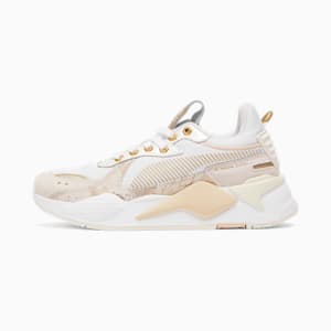 Zapatillas RS-X Glimmer para mujer, Cheap Urlfreeze Jordan Outlet White-Gold-Warm White, extralarge